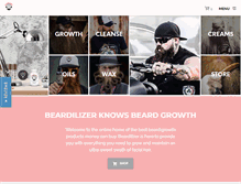 Tablet Screenshot of beard-growth.com